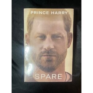 Spare by Prince Harry Hardcover Large Print Memoir Penguin Random House New
